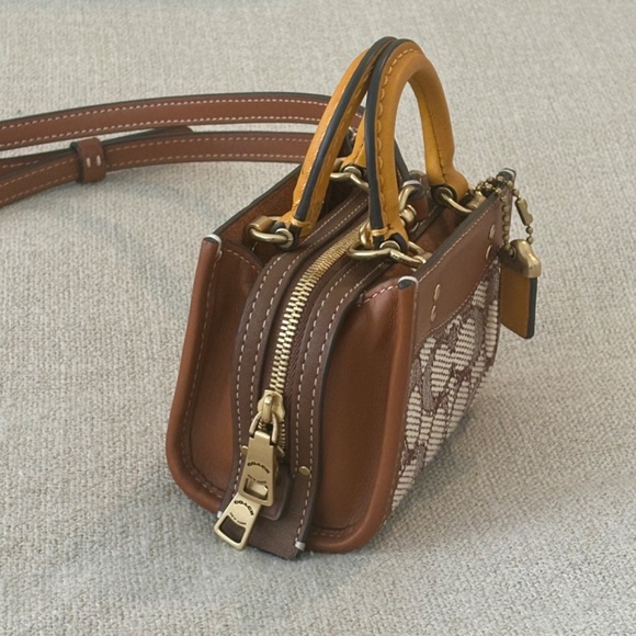 Coach Rogue Bag 12 In Signature Textile Jacquard mini - Picture 7 of 15
